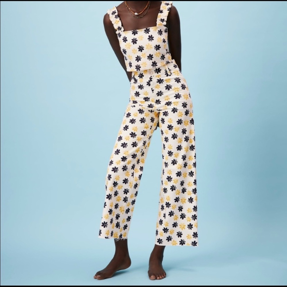 NWT 🎉 Zara The Marine Daisy Straight Leg Jean - Size 2